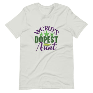 World's Dopest Aunt Unisex t-shirt-Phoenix Styles