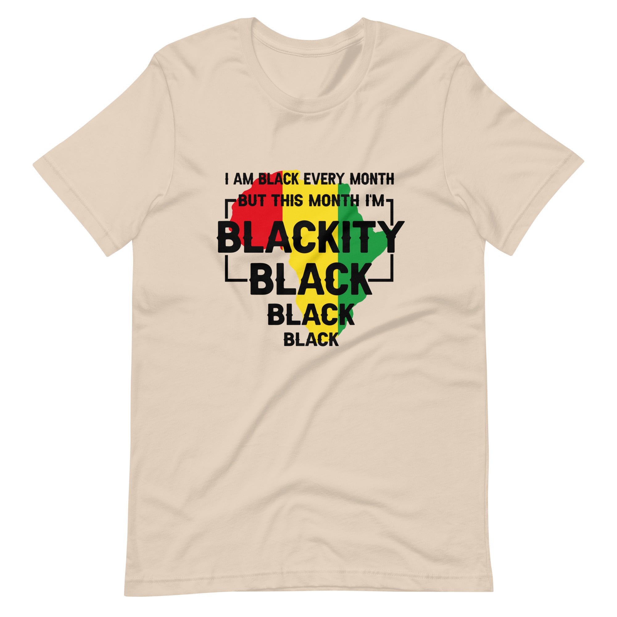 Blackity Black Black Black Print t-shirt-Phoenix Styles