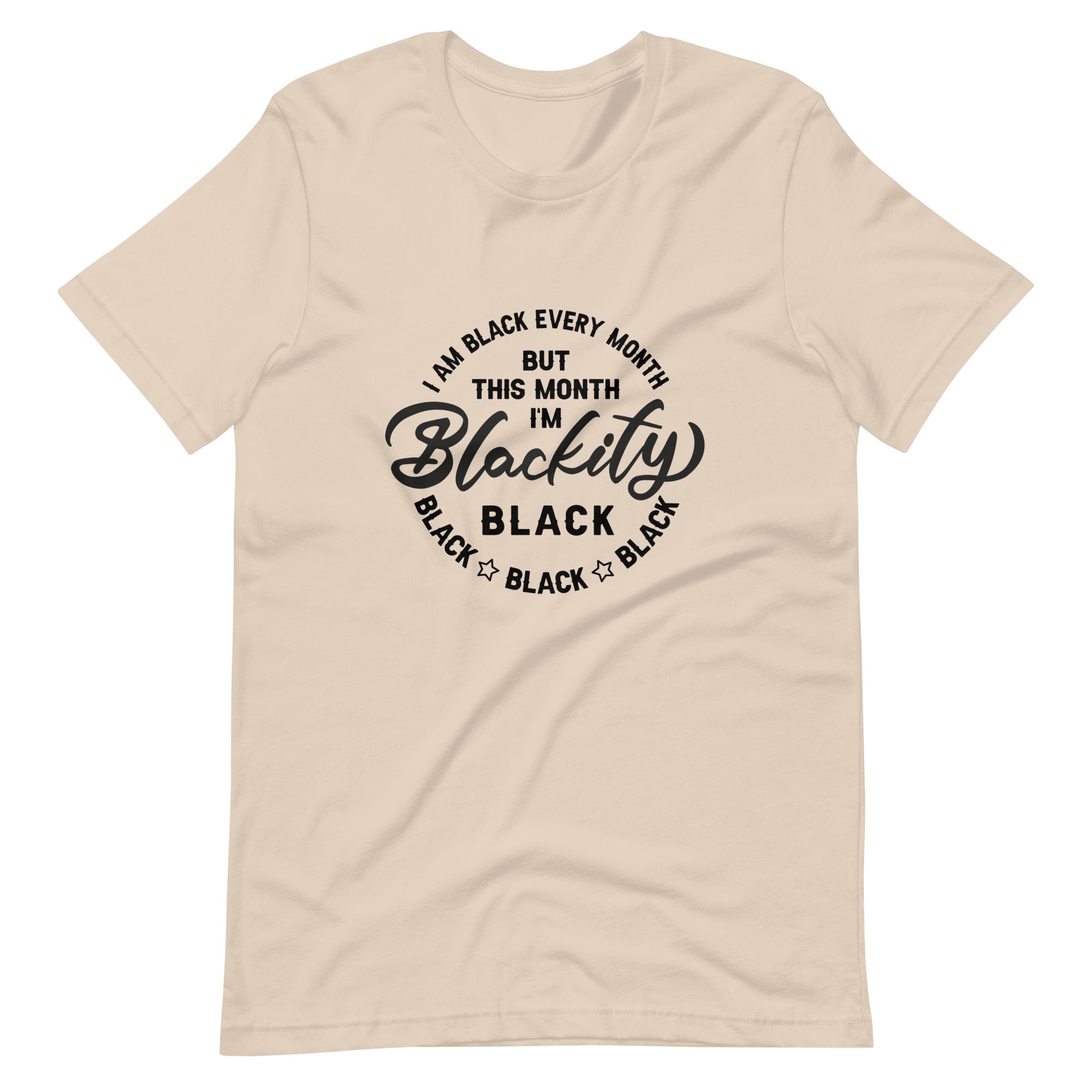 Blackity Black Print Unisex t-shirt-Phoenix Styles