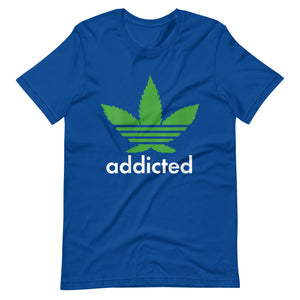 Addicted-to-weed-T-shirt-Novelty-Cannabis-Unisex t-shirt-Phoenix Styles