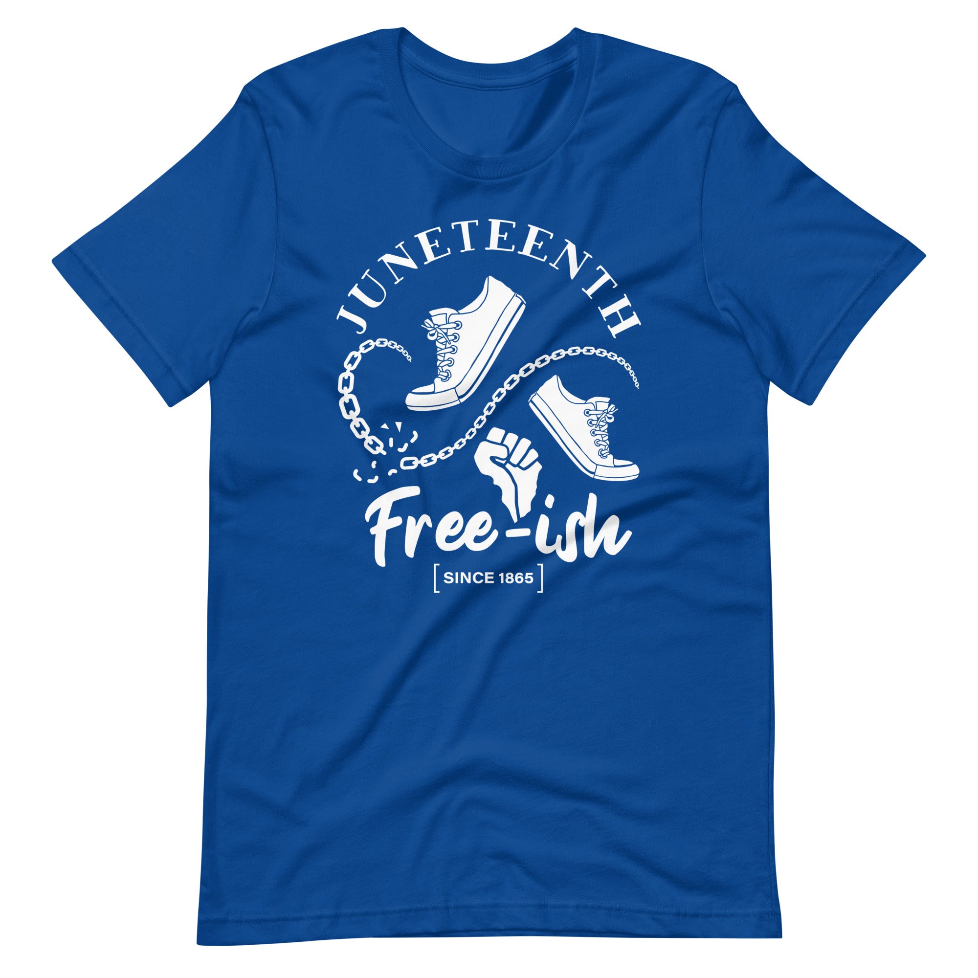 Juneteenth Free-Ish White Print Unisex t-shirt-Phoenix Styles