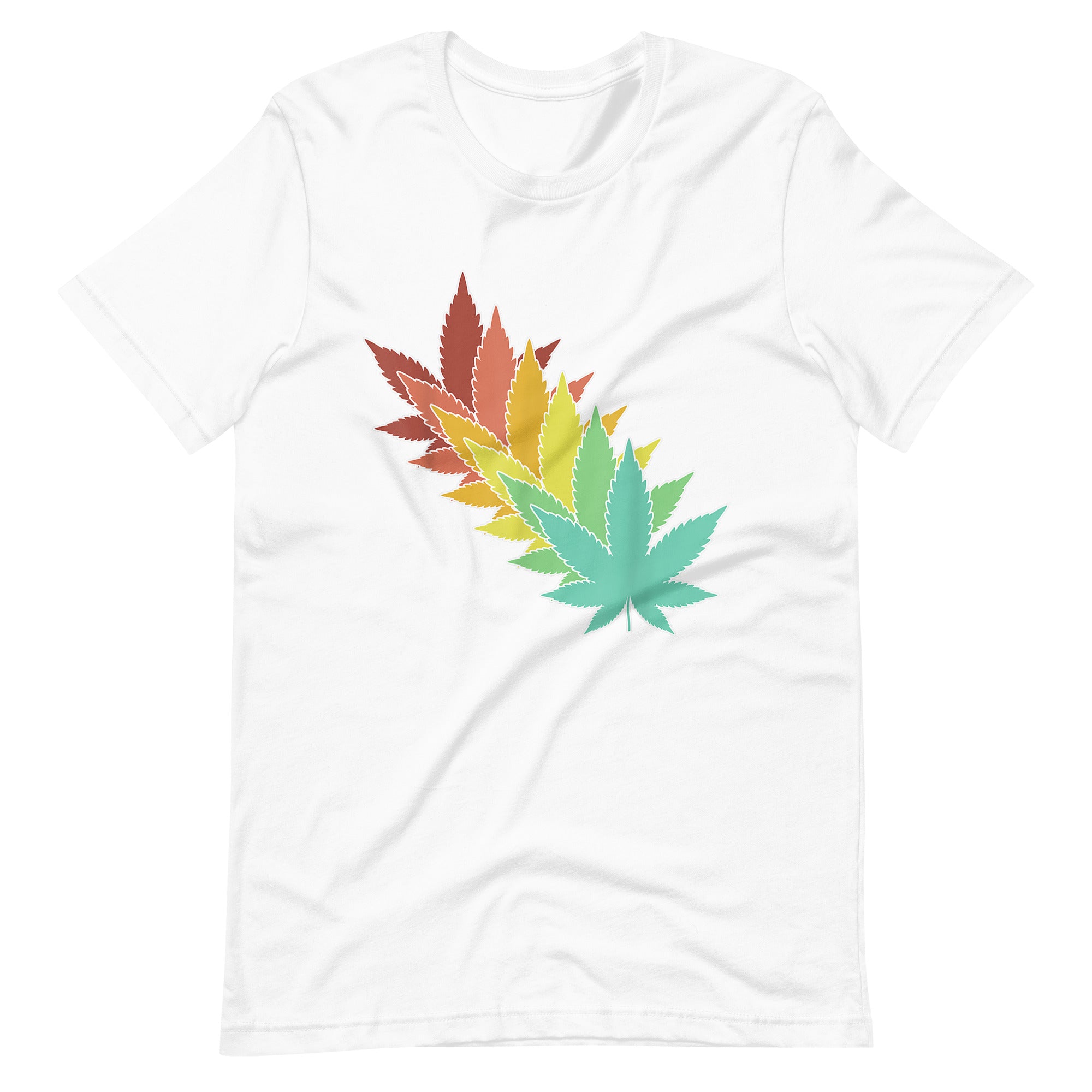 Vintage-Retro-Marijuana-Leaves-Weed-Unisex t-shirt-Phoenix Styles