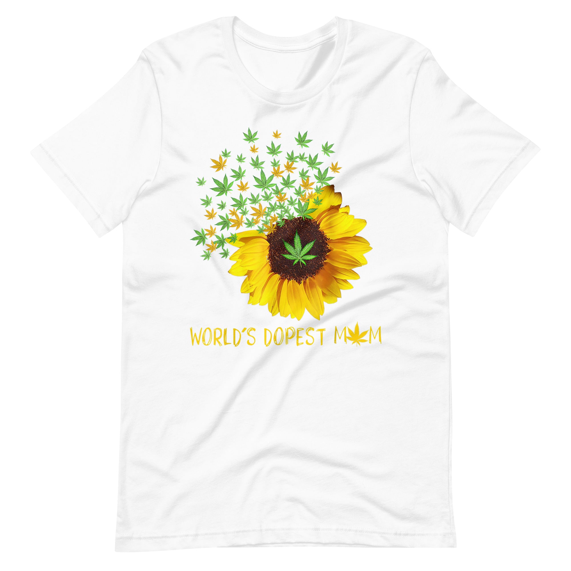 Worlds-Dopest-Mom-Sunflower-Weed-Unisex t-shirt-Phoenix Styles