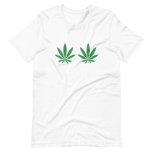 Womens-Weed-Green-Boobs-Bra t-shirt-Phoenix Styles