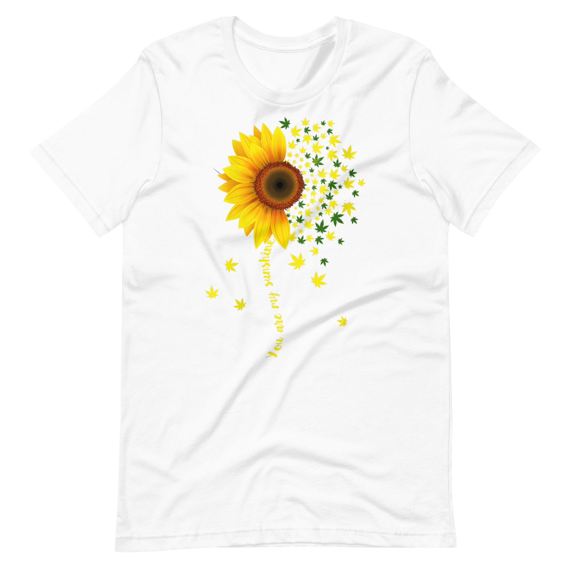 Womens-Sunflower-Cannabis-Weed t-shirt-Phoenix Styles