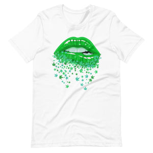 Sexy-Lips-Cannabis- t-shirt-Phoenix Styles