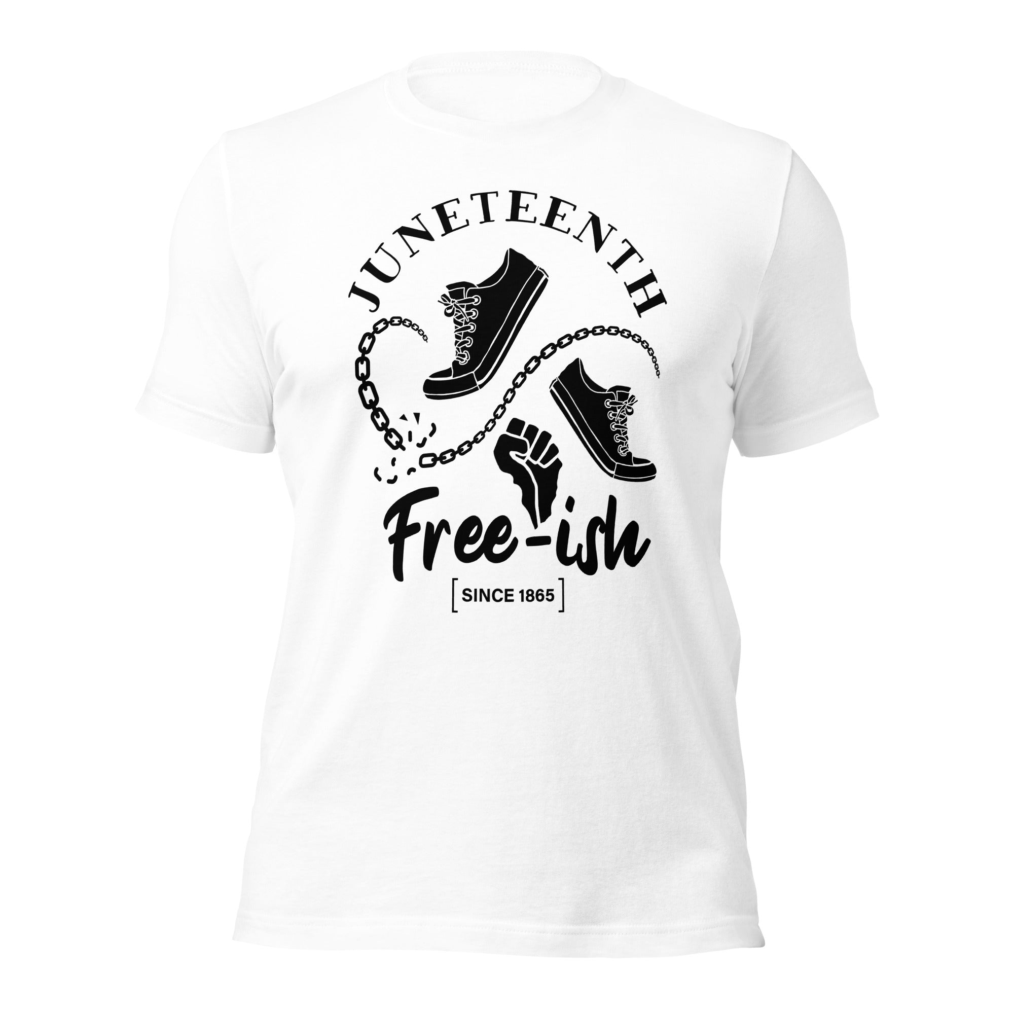 Juneteenth Free-Ish Black Print Unisex t-shirt-Phoenix Styles