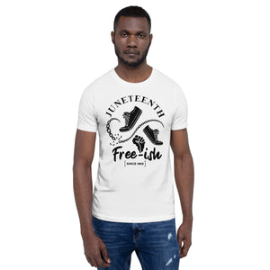 Juneteenth Free-Ish Black Print Unisex t-shirt-Phoenix Styles