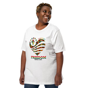 Freedom Heart Unisex t-shirt-Phoenix Styles