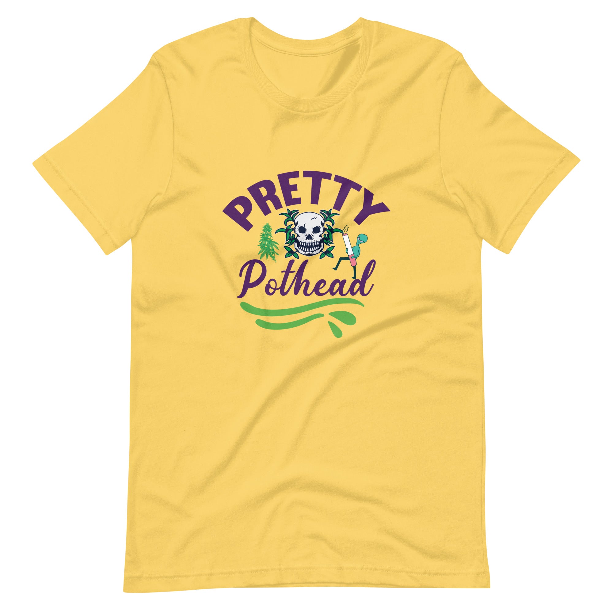 Pretty Pothead Unisex t-shirt-Phoenix Styles